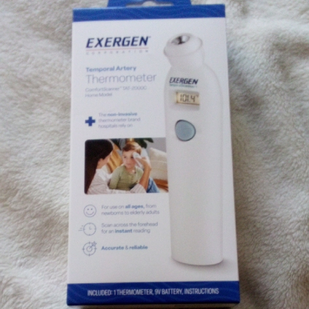 EXERGEN BRAND NEW FORHEAD THERMOM